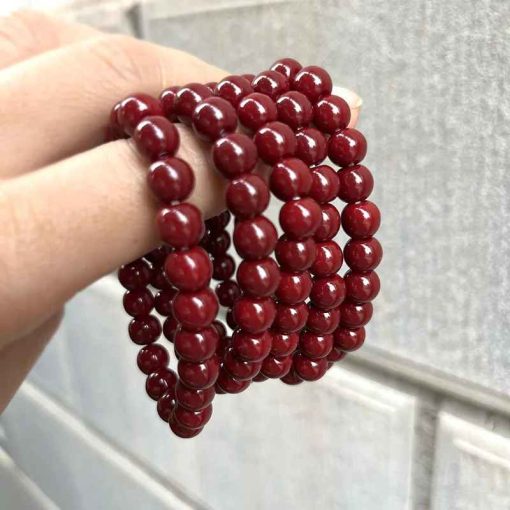 Red Cinnabar Blessing Bracelet – Lucky Gift for Men & Women - Image 2