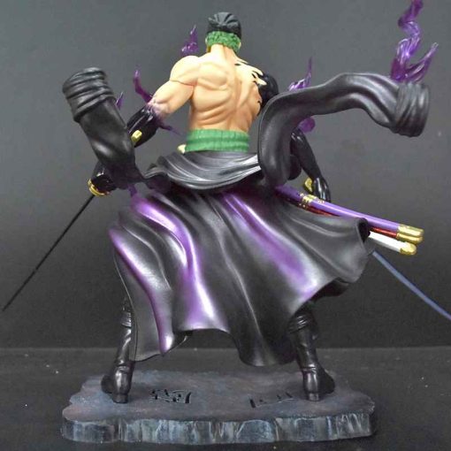 25cm Cartoon Wano Zoro Three-blade Statue One Piece Figures Dream Roronoa Zoro Grande Figurine Anime PVC Collection GK Model Toy - Image 3