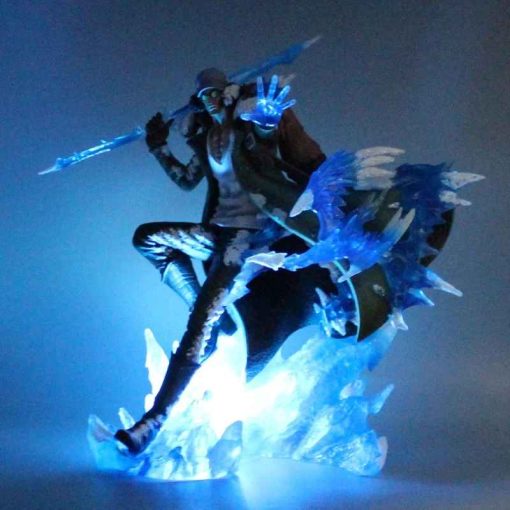 30cm Aokiji Kuzan Figure – LED GK Anime Statue with 2 Heads - Image 2