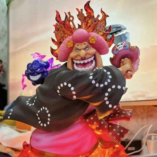 25cm Big Mom Figure – One Piece GK LED Statue Collectible Toy