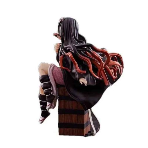 15cm Nezuko Sitting Figure – Demon Slayer PVC Display Toy - Image 3