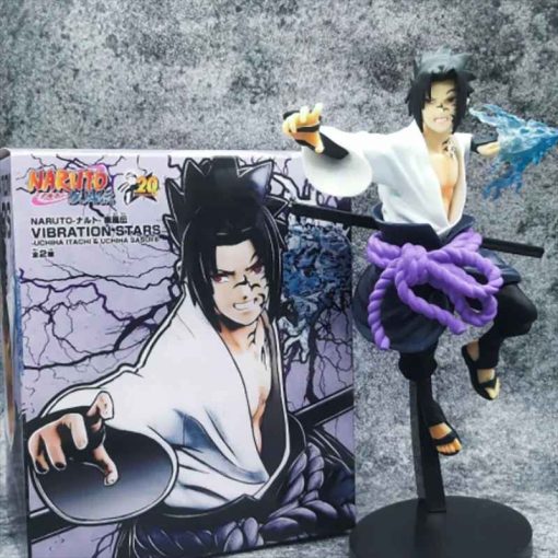 21cm Sasuke Chidori Figure – Naruto PVC Statue Vibration Stars - Image 2