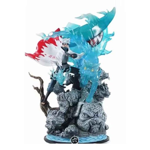 Hatake Kakashi Naruto Figure – 20cm Scene Statue for Collection - Image 2