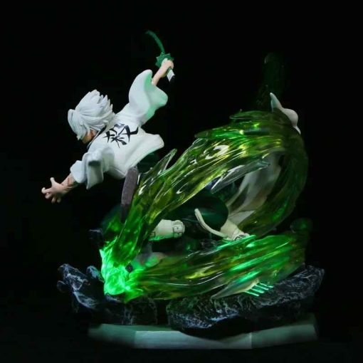 30cm Sanemi Figure – Demon Slayer Wind Hashira GK LED Statue - Image 3