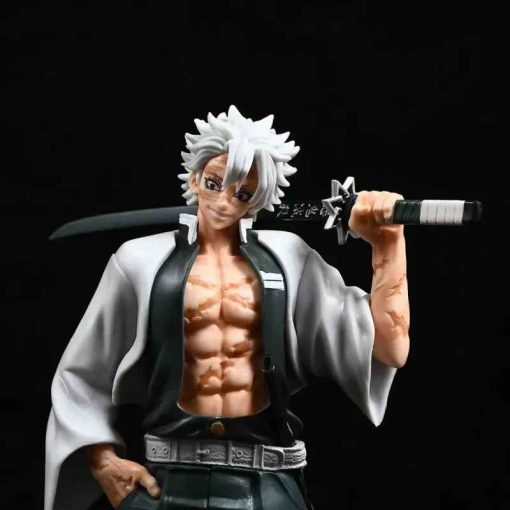 30cm Sanemi Figure – Demon Slayer GK Standing Statue Gift Toy - Image 2