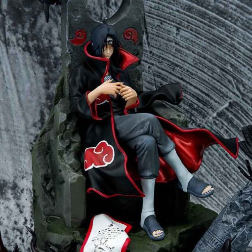 Uchiha Itachi Throne Ver. – 35cm Akatsuki Figure Statue - Image 3