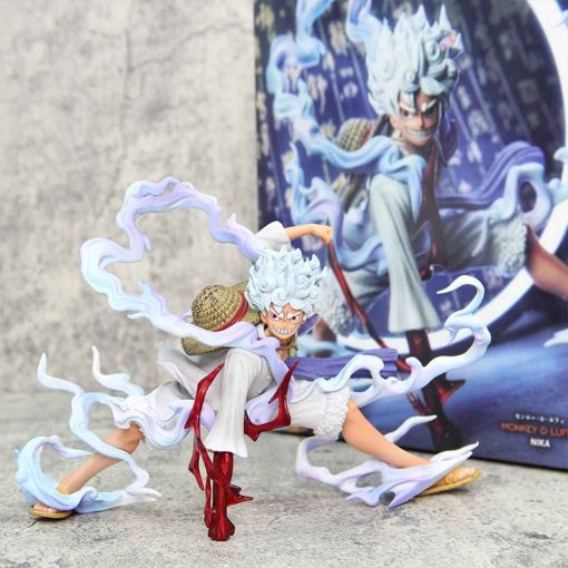 16cm Luffy Gear 5 Figure – Sun God Nika One Piece PVC Statue - Image 4
