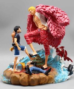 21cm Luffy vs Doflamingo Figure – One Piece GK PVC Battle Model"