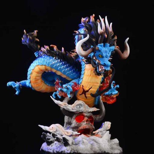 22cm Kaido Dragon Figure – One Piece GK LED Four Emperors Toy - Image 5