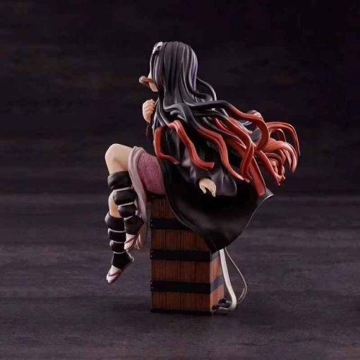 15cm Nezuko Sitting Figure – Demon Slayer PVC Display Toy - Image 5