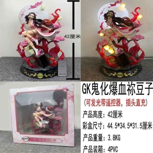 31/42cm Nezuko Figure – Demon Slayer GK LED Collectible Toy - Image 5