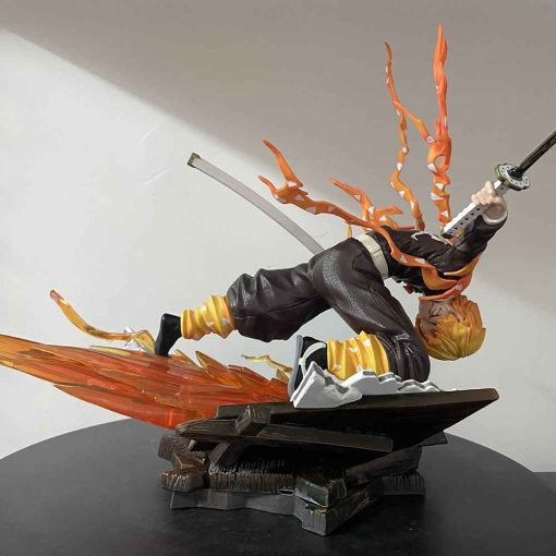 28cm Zenitsu Figure – Demon Slayer PVC Action Statue Gift Toy - Image 5