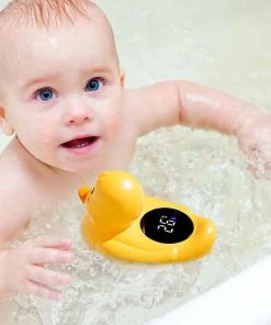 Baby Bath Tub Water Temperature Meter Waterproof Instant Read Baby Floating Duck Bath Temperature Gauge Cartoon Floating Bathtub