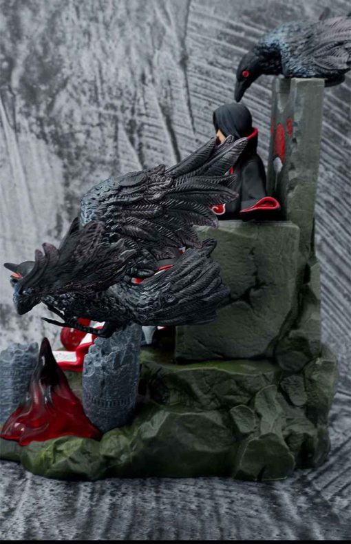 Uchiha Itachi Throne Ver. – 35cm Akatsuki Figure Statue - Image 4
