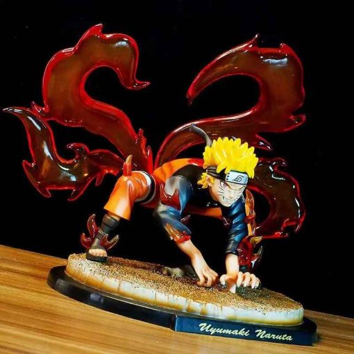 Four-Tailed Naruto Figure – Nine Tails Mode Anime Toy Gift - Image 2