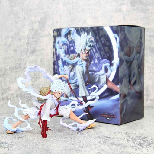 16cm Luffy Gear 5 Figure – Sun God Nika One Piece PVC Statue - Image 3