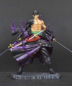 25cm Cartoon Wano Zoro Three-blade Statue One Piece Figures Dream Roronoa Zoro Grande Figurine Anime PVC Collection GK Model Toy