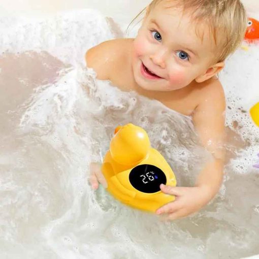Baby Bath Tub Water Temperature Meter Waterproof Instant Read Baby Floating Duck Bath Temperature Gauge Cartoon Floating Bathtub - Image 5