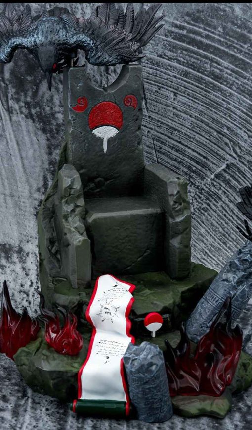 Uchiha Itachi Throne Ver. – 35cm Akatsuki Figure Statue - Image 5