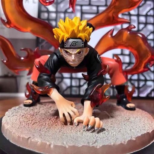 Four-Tailed Naruto Figure – Nine Tails Mode Anime Toy Gift - Image 4