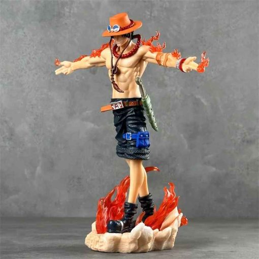 28cm Ace Figure – One Piece GK Anime Statue with Light Gift Toy - Image 2