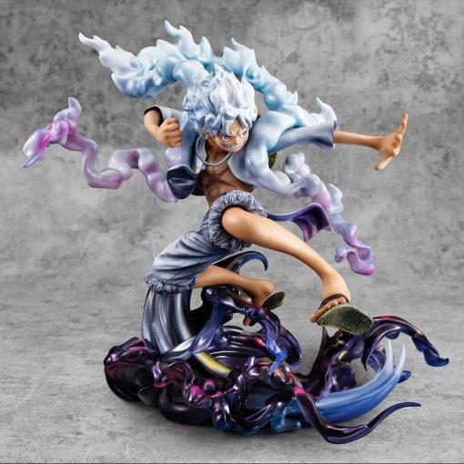 23cm/9in Anime One Piece Figure Gear 5 Luffy Action Figure Sun God Nika Luffy Statue Toy Gifts - Image 5