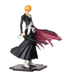 Anime BLEACH Figure 21CM Kurosaki Ichigo Action Figures Pvc Statue Model Doll Collectible Room Decoration Gifts