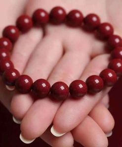 Red Cinnabar Blessing Bracelet – Lucky Gift for Men & Women