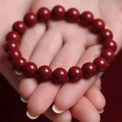 Red Cinnabar Blessing Bracelet – Lucky Gift for Men & Women