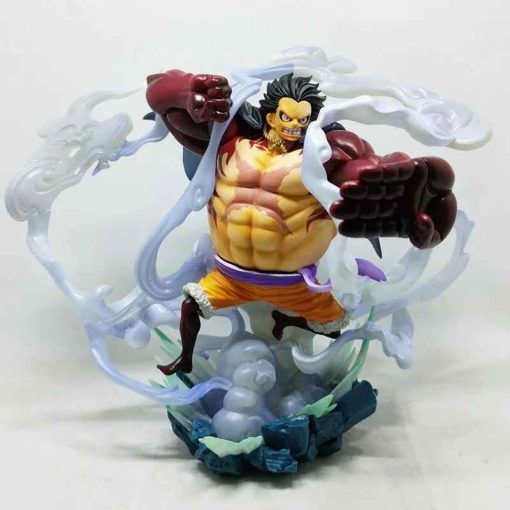 20cm Luffy Gear 4 Figure – One Piece GK Anime Statue Gift