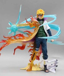 26cm Naruto Figures Namikaze Minato Anime Figures Gk Pvc Statue Action Figurine Rasengan Desk Decoration Model Kids Toys Gift