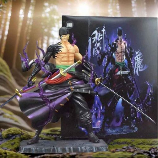 25cm Cartoon Wano Zoro Three-blade Statue One Piece Figures Dream Roronoa Zoro Grande Figurine Anime PVC Collection GK Model Toy - Image 6