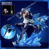 30cm Aokiji Kuzan Figure – LED GK Anime Statue with 2 Heads