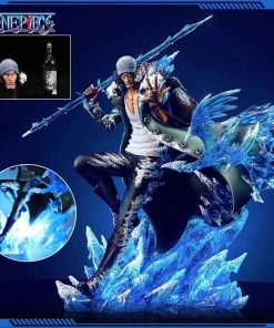 30cm Aokiji Kuzan Figure – LED GK Anime Statue with 2 Heads