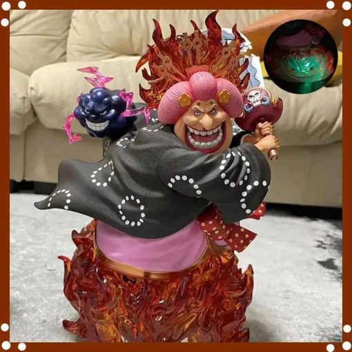 25cm Big Mom Figure – One Piece GK LED Statue Collectible Toy - Image 6
