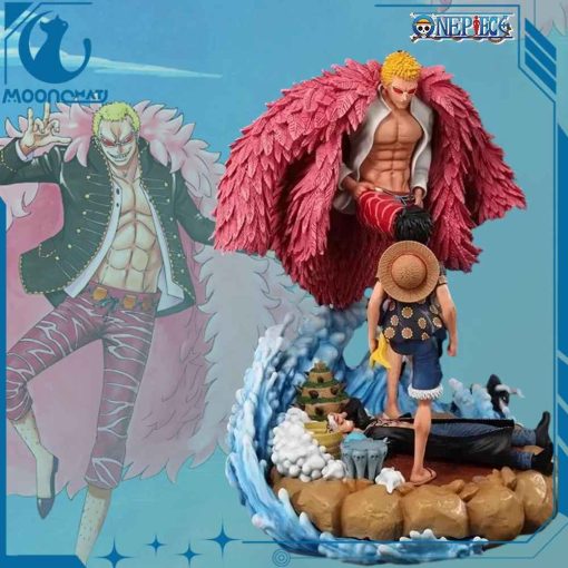 21cm Luffy vs Doflamingo Figure – One Piece GK PVC Battle Model" - Image 2