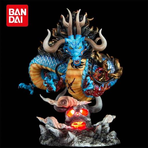 22cm Kaido Dragon Figure – One Piece GK LED Four Emperors Toy - Image 2