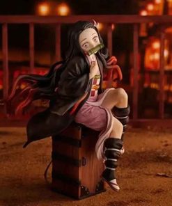 15cm Nezuko Sitting Figure – Demon Slayer PVC Display Toy
