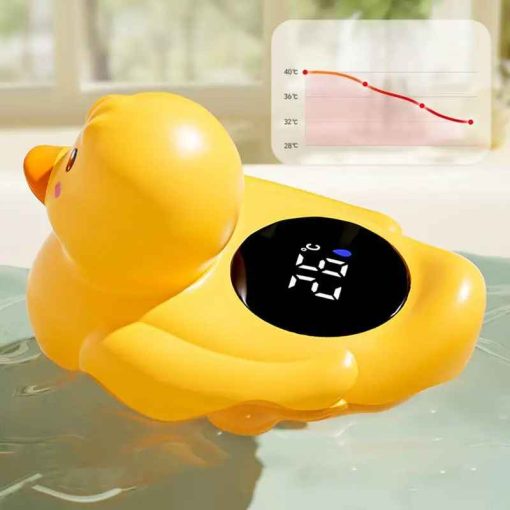 Baby Bath Tub Water Temperature Meter Waterproof Instant Read Baby Floating Duck Bath Temperature Gauge Cartoon Floating Bathtub - Image 7