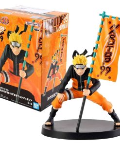 12cm Naruto Figure – NARUTOP99 Flag Version PVC Model Toy