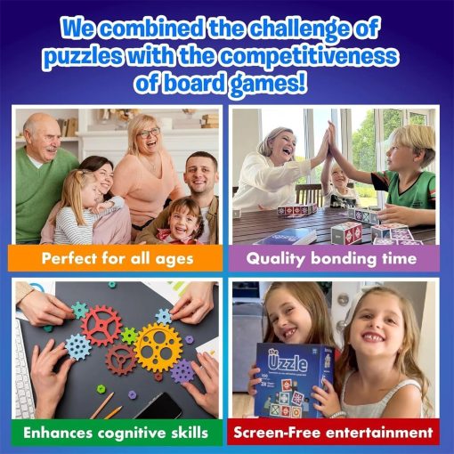 Family Game & Block Bundle – Fast Puzzle Fun for Kids Ages 4+ (2–4P) - Image 3