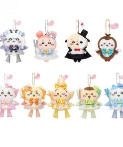 Kawaii Magic Girl Bear Keychain – Cute Plush Bag Charm Usaki