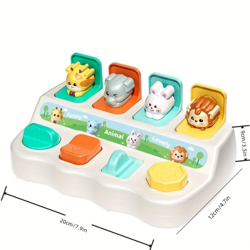 Montessori Pop-Up Animal Toy – Logic & Motor Skills for Toddlers - Image 4