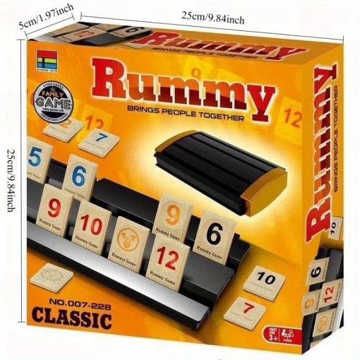 Classic Rummy Tile Game – Strategy Fun for 2–4 Players - Image 5