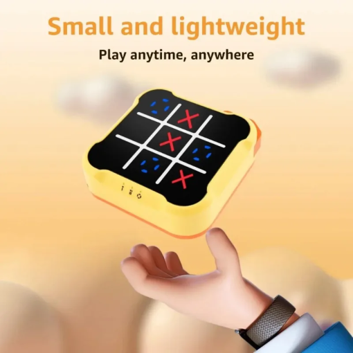 Electronic Tic-Tac-Toe Game – Portable Puzzle Board for All Ages - Image 4