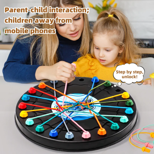 2025 Rope Break Challenge – Kids’ Brain-Teasing Logic Knot Toy (20cm) - Image 2
