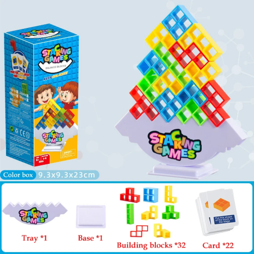 Tetra Tower Stacking Game – Balance Puzzle Fun for All Ages - Image 7