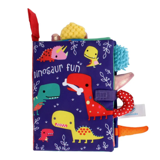 Baby's First Cloth Book – 3D Montessori Toy for Life Skills & Colors - Image 8