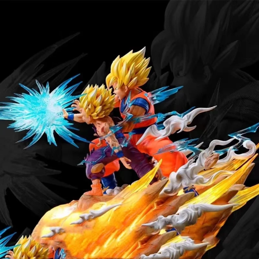 Goku & Gohan vs Cell Figure – 25cm Dragon Ball Z Battle Statue - Image 2