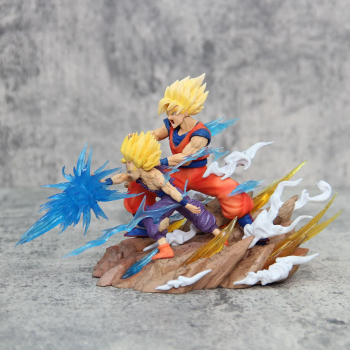 Goku & Gohan vs Cell Figure – 25cm Dragon Ball Z Battle Statue - Image 9